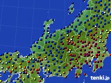 北陸地方のアメダス実況(日照時間)(2017年01月12日)