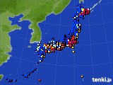 2017年01月12日のアメダス(日照時間)