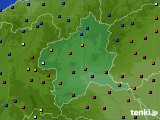 2017年01月12日の群馬県のアメダス(日照時間)