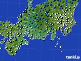 東海地方のアメダス実況(気温)(2017年01月12日)