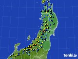 東北地方のアメダス実況(積雪深)(2017年01月13日)