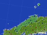 島根県のアメダス実況(日照時間)(2017年01月13日)