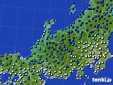 北陸地方のアメダス実況(気温)(2017年01月13日)