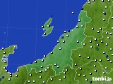 新潟県のアメダス実況(風向・風速)(2017年01月13日)