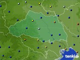 2017年01月14日の埼玉県のアメダス(日照時間)