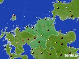 福岡県のアメダス実況(日照時間)(2017年01月14日)