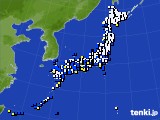 アメダス実況(風向・風速)(2017年01月14日)