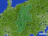 長野県のアメダス実況(風向・風速)(2017年01月14日)