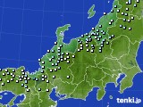 2017年01月15日の北陸地方のアメダス(降水量)