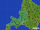 道央のアメダス実況(日照時間)(2017年01月15日)