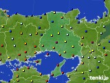 兵庫県のアメダス実況(日照時間)(2017年01月16日)