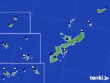 沖縄県のアメダス実況(風向・風速)(2017年01月16日)