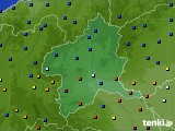 2017年01月17日の群馬県のアメダス(日照時間)