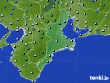 三重県のアメダス実況(気温)(2017年01月17日)