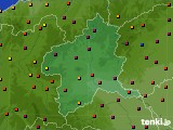 2017年01月18日の群馬県のアメダス(日照時間)