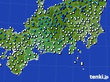 2017年01月18日の東海地方のアメダス(気温)