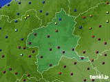 2017年01月19日の群馬県のアメダス(日照時間)