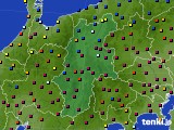 長野県のアメダス実況(日照時間)(2017年01月19日)