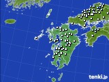 九州地方のアメダス実況(降水量)(2017年01月20日)