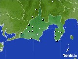 静岡県のアメダス実況(降水量)(2017年01月20日)