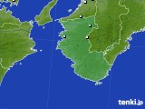 和歌山県のアメダス実況(降水量)(2017年01月20日)