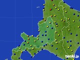 道央のアメダス実況(積雪深)(2017年01月20日)
