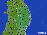 岩手県のアメダス実況(日照時間)(2017年01月20日)