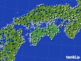 四国地方のアメダス実況(気温)(2017年01月20日)