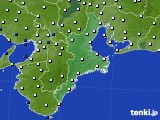 三重県のアメダス実況(風向・風速)(2017年01月20日)