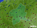 2017年01月21日の群馬県のアメダス(日照時間)