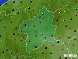 2017年01月22日の群馬県のアメダス(日照時間)