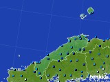 島根県のアメダス実況(気温)(2017年01月22日)