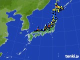 アメダス実況(積雪深)(2017年01月23日)