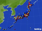 2017年01月23日のアメダス(日照時間)