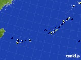2017年01月23日の沖縄地方のアメダス(風向・風速)