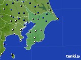 2017年01月23日の千葉県のアメダス(風向・風速)