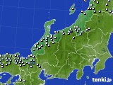 2017年01月24日の北陸地方のアメダス(降水量)