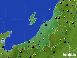 新潟県のアメダス実況(積雪深)(2017年01月24日)