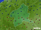 群馬県のアメダス実況(日照時間)(2017年01月24日)