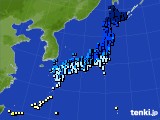 アメダス実況(気温)(2017年01月24日)