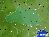 2017年01月24日の埼玉県のアメダス(風向・風速)