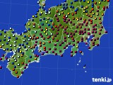 東海地方のアメダス実況(日照時間)(2017年01月25日)