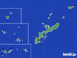 沖縄県のアメダス実況(日照時間)(2017年01月25日)