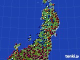 東北地方のアメダス実況(日照時間)(2017年01月26日)