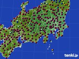 関東・甲信地方のアメダス実況(日照時間)(2017年01月26日)