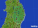 岩手県のアメダス実況(日照時間)(2017年01月26日)