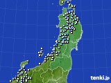 2017年01月27日の東北地方のアメダス(降水量)