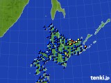 2017年01月27日の北海道地方のアメダス(日照時間)