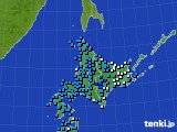 2017年01月27日の北海道地方のアメダス(気温)