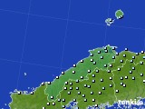 島根県のアメダス実況(降水量)(2017年01月29日)